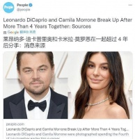 47岁小李子与25岁女友分手，结束长达4年感情，本尊难逃25岁魔咒