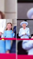 夏洛特公主有多像英国女王？气场真的一模一样…