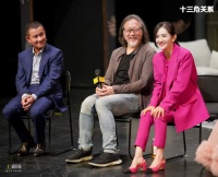 张杰探班谢娜话剧好冷漠，郭敬明李晨也来捧场，好人缘的谢娜笑开花