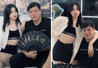 24岁范志毅女儿近照曝光，身材傲人，与后妈似姐妹，回国读研