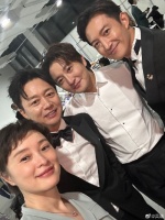 “坏蛋”集合！吴越晒与刘奕君郭京飞王阳合影