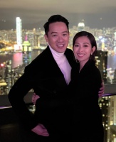 前TVB艺人宋熙年和两个儿子一起开心为老公陈智燊庆生