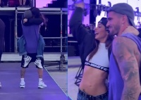 德保罗和25岁艺人女友被拍到激动相拥，德保罗将后者一把抱起