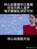 林心如霍建华已离婚，好友为两人发声：每天都被乱讲好可怜