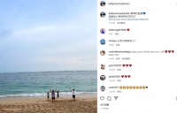 林志颖车祸后首带妻儿出游，身形消瘦，与三个儿子沙滩玩耍好幸福