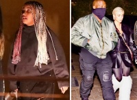 侃爷秀恩爱，第一次带女儿见后妈！给金卡戴珊下马威，互相伤害