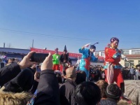 保定高碑店：民俗展演贺新春 非遗高跷过大年
