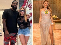 拉尔萨秀丰腴美腿！看不出48岁，恋爱后变年轻，乔丹儿子捡到宝