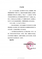 刚刚，就不实信息和侮辱性言论发声明