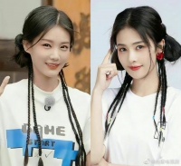 李一桐、白鹿的相似造型，本来已经够像了，确实是分不清……