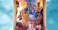 动感十足 追求卓越——《艺术里的奥林匹克》带您品味蛋彩画《篮球》中永不言败的体育精神