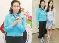 64岁朱玲玲近照，好优雅！比郭晶晶更显年轻，养出3个优秀儿子