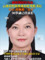 云南80后女局长段颖被双开
