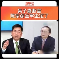 吴子嘉断言 陈宗彦坐牢坐定了