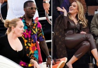 恭喜！35岁阿黛尔嫁给NBA大佬，詹姆斯未来嫂子，看台风景线