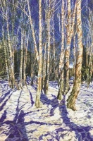雪林（油画）