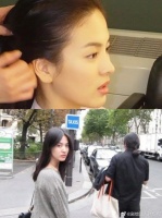 宋慧乔早期照片，无美颜甚至纯素颜，松弛感大美女！