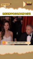 携手老公现身奥斯卡红毯，她老公眼神里全是宠溺，磕到了！