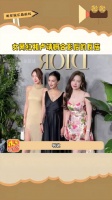 女网红和卢靖姗合影后的反应，有点看不懂这波操作了
