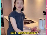 董洁13岁儿子近照曝光，十年未见爸爸，面目帅气像潘粤明