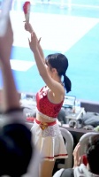 是谁惹小姐姐生气了？啦啦队美女