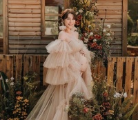 TVB知名童颜女神怀二胎，巨大孕肚引热议，网友：可能怀了双胞胎