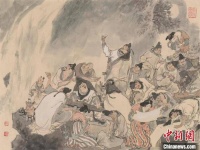 国画家戴敦邦再向上海交大捐赠唐诗国画作品100幅
