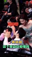 刘亦菲上台时，有谁注意到坐在她前排的黄晓明？ 刘亦菲 明星