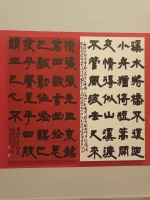 中书协举办的第三届书法展，大都是书协体，但专家说个个书法精品