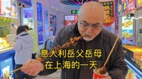 意大利岳父岳母在上海美好的一天