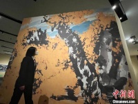 张录成大写意作品展亮相国博 展现丝路精神文化魅力