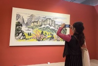 百余幅山水画作品展恩施“土家墨韵”风采