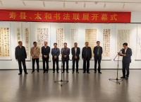 寿县：书法作品联展 共绘盛世图景