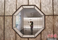 “五一”假期 宁夏银川当代美术馆成市民打卡地