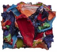 朱金石个展“绘画社会学”开幕，三十余件抽象绘画展示颜料叙事