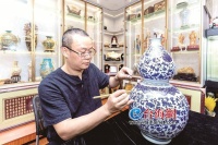 漆线作画 永葆匠心的“非遗工匠”