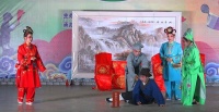 田林县首部彩调剧《儿血母泪》首演圆满成功