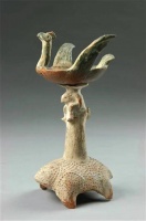 博物院丨红绿釉陶灯：佑世间长明