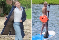 贝克汉姆一家回农村！小七穿泳衣划皮艇，次子秀恩爱，太幸福了