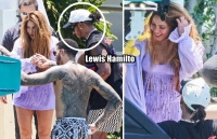 夏奇拉新恋情！与汉密尔顿约会，坐豪华游艇出海，阿汤哥心死了