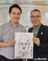 画家诗人周中华的一分钟