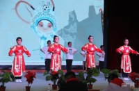 库尔勒市第十一小学举办书法艺术展演活动