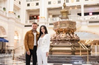 贝克汉姆晒与Angelababy合照 杨颖祝贝克汉姆在澳门玩的开心