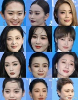 杨紫穿露肩礼服出席活动，被男高管紧搂面色不悦，合影曝光引热议