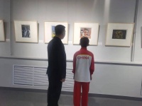 首届黑龙江省少儿版画展开展