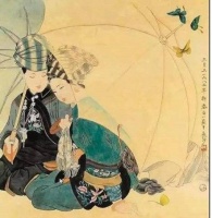 景颇族男女青年谈情说爱时，常以一些植物叶子作“情书”