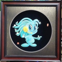 河南濮阳莛子麦麦秆画作品亮相深圳文博会