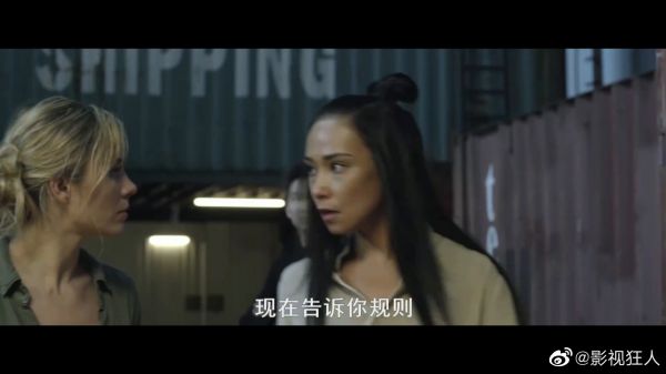 外国美女用中国功夫打黑拳，招招下狠手