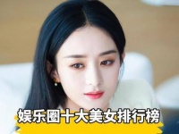 娱乐圈十大美女排行榜