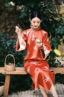 今日份新鲜颖宝来啦！红色旗袍真的好绝！好美好美！
